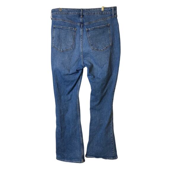 Old Navy Women's Extra High Rise Flare Blue Denim Jeans Size 14 - Picture 2 of 9
